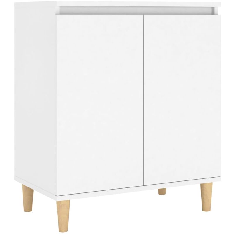 foto del prodotto credenza credenza cassettiera mobile contenitore organizer cucina soggiorno soggiorno con gambe in legno massello multistrato bianco 020030091