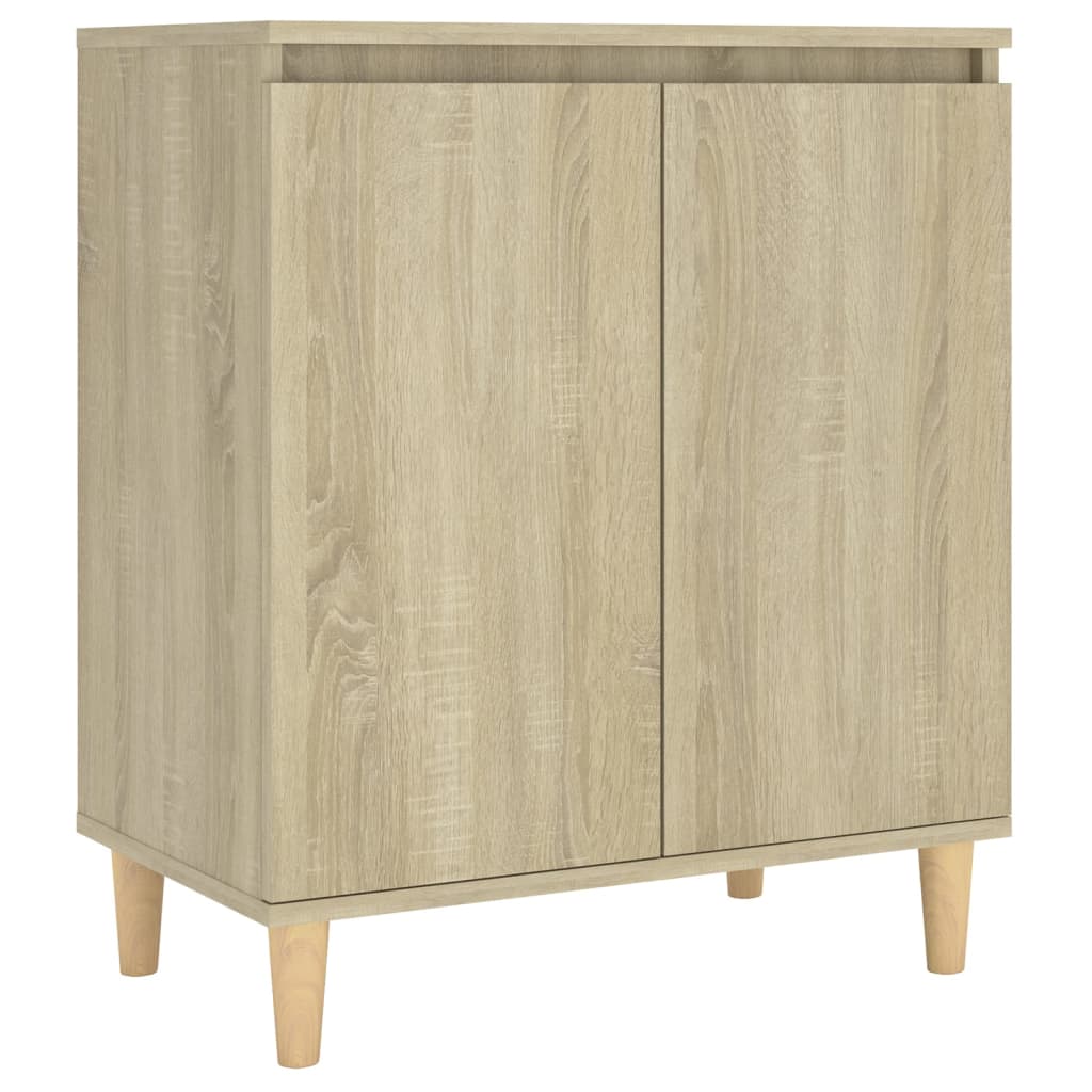 foto del prodotto credenza, credenza, cassettiera, mobiletto, organizer, cucina, soggiorno, soggiorno, con gambe in legno sonoma, derivati del legno marrone 02 0030089