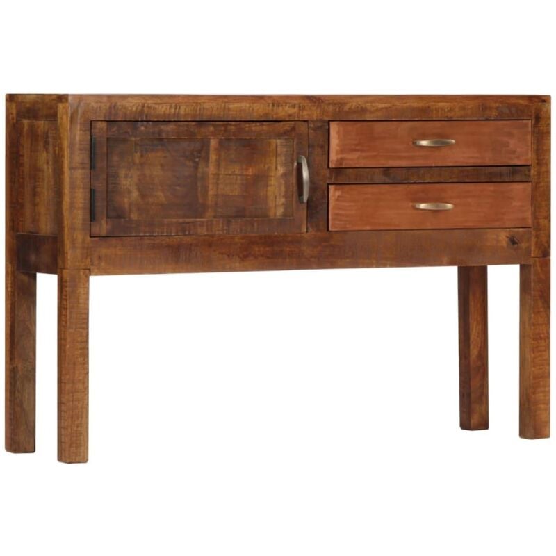 foto del prodotto credenza credenza consolle mobile contenitore 118 cm in legno massello di mango