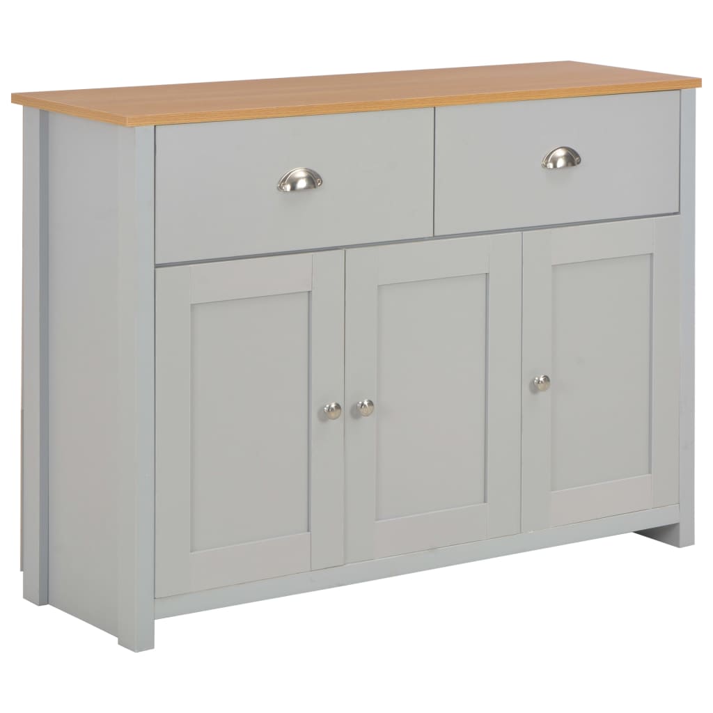 foto del prodotto credenza grigia 112x35x81 cm cod mxl 9788
