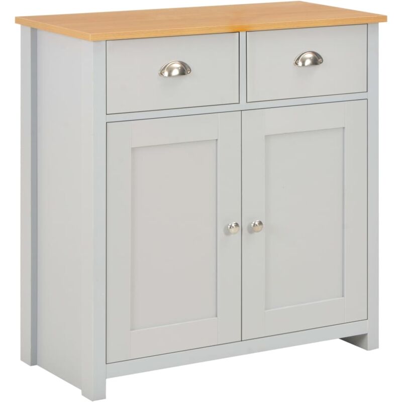 foto del prodotto credenza grigia 79x35x81 cm vidaxl