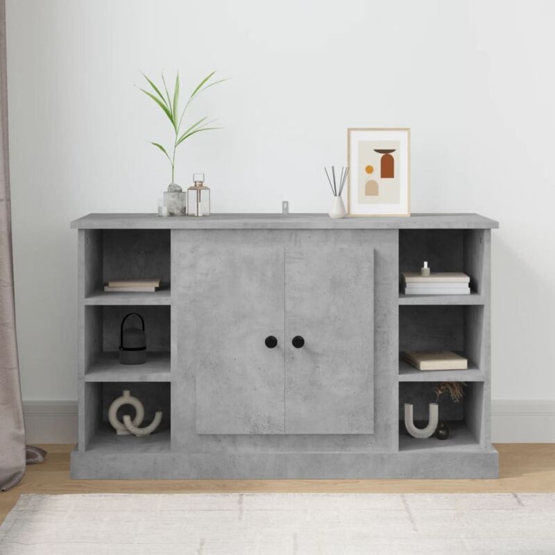 foto del prodotto credenza grigio cemento 100x35,5x60 cm in legno multistrato vidaxl