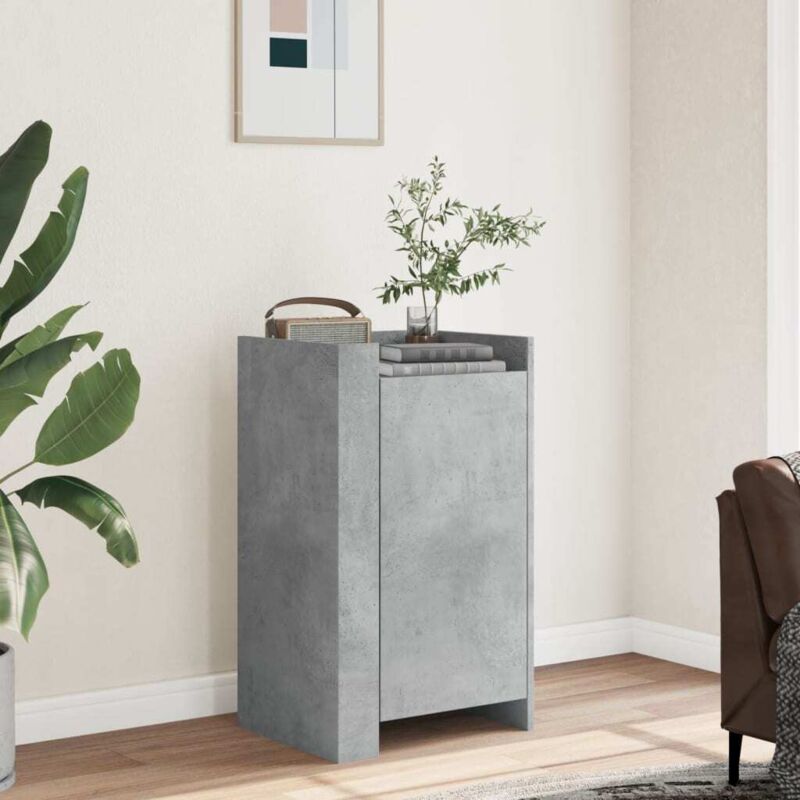 foto del prodotto credenza grigio cemento 45x35x75 cm in legno multistrato vidaxl