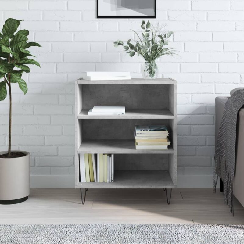 foto del prodotto credenza grigio cemento 57x35x70 cm in legno multistrato vidaxl