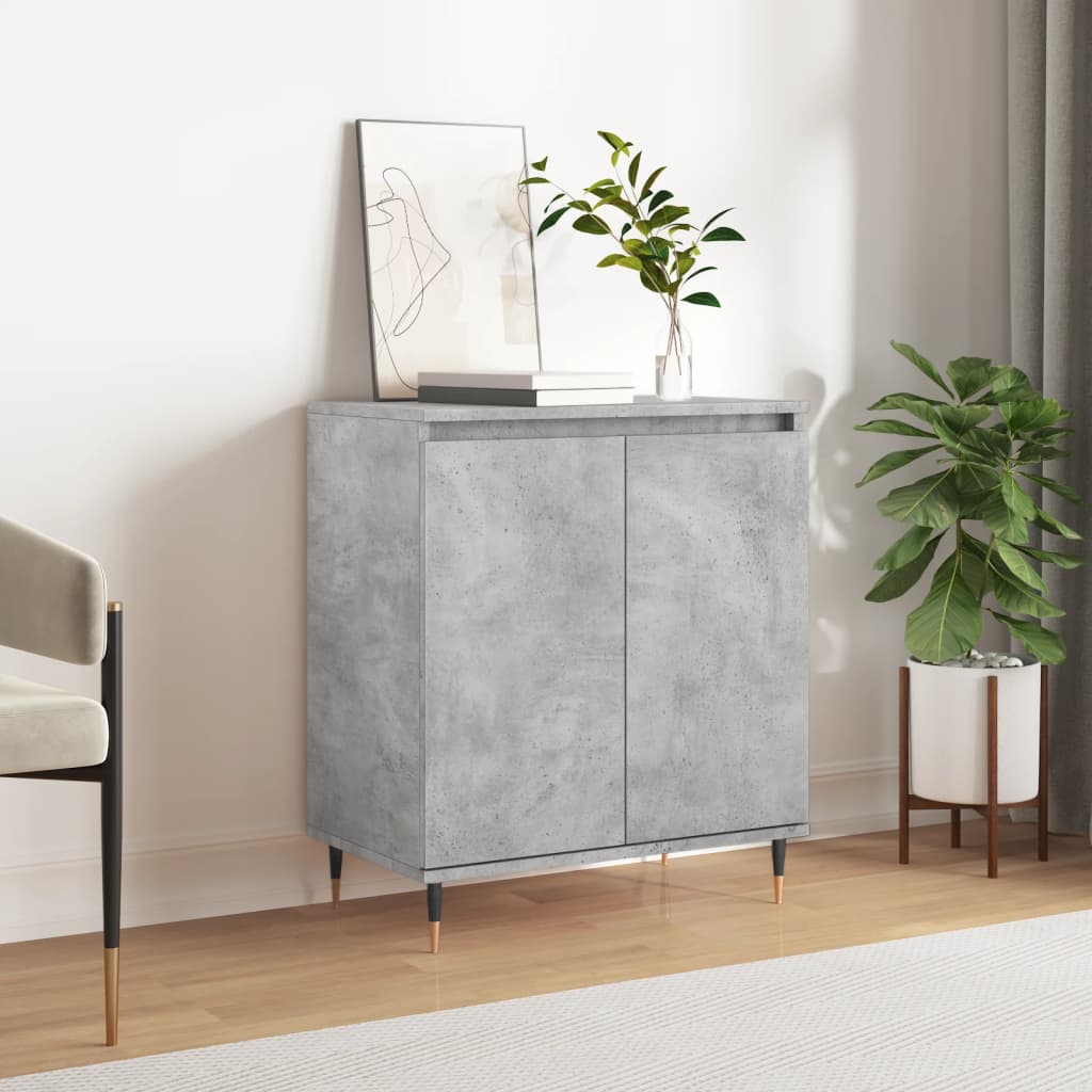 foto del prodotto credenza grigio cemento 60x35x70 cm in legno multistratocod mxl 80062