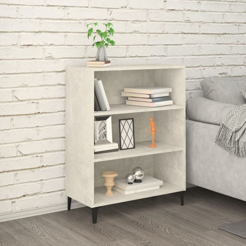 foto del prodotto credenza grigio cemento 69,5x32,5x90 cm in legno multistrato vidaxl