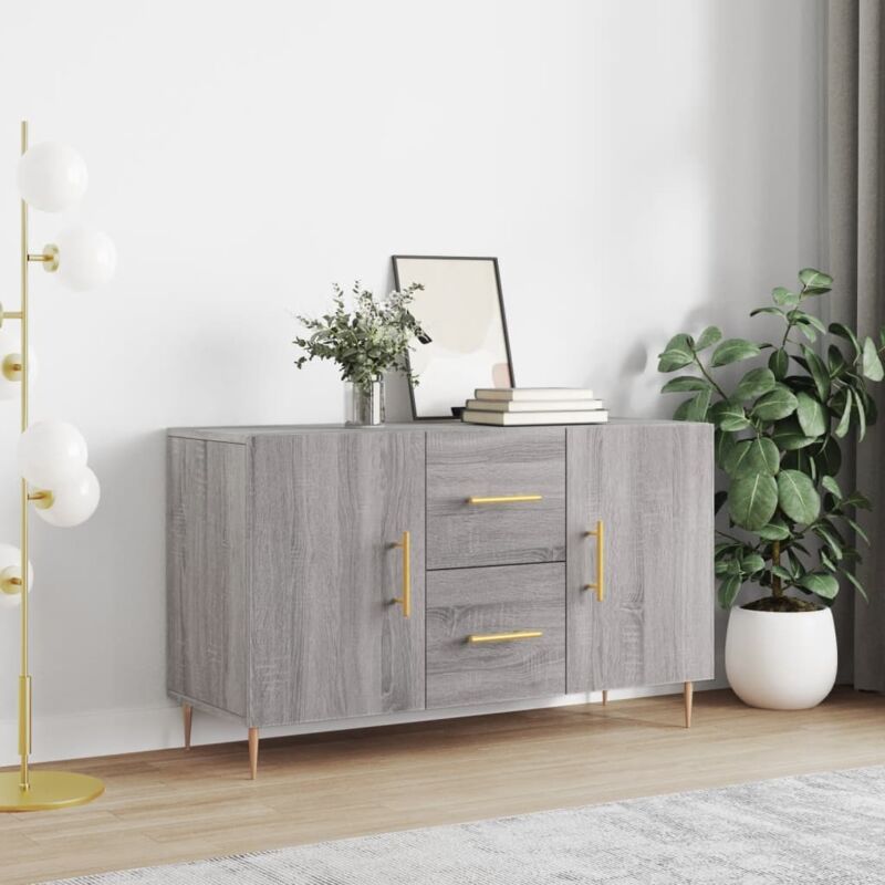 foto del prodotto credenza grigio sonoma 100x36x60 cm in legno multistrato vidaxl