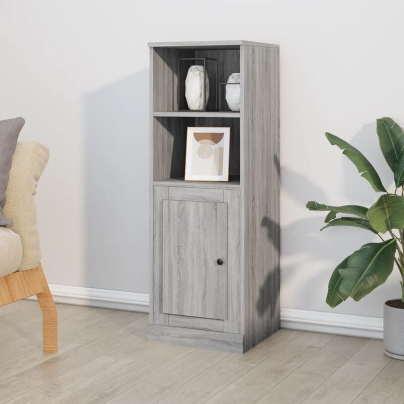 foto del prodotto credenza grigio sonoma 36x35,5x103,5 cm in legno multistrato vidaxl