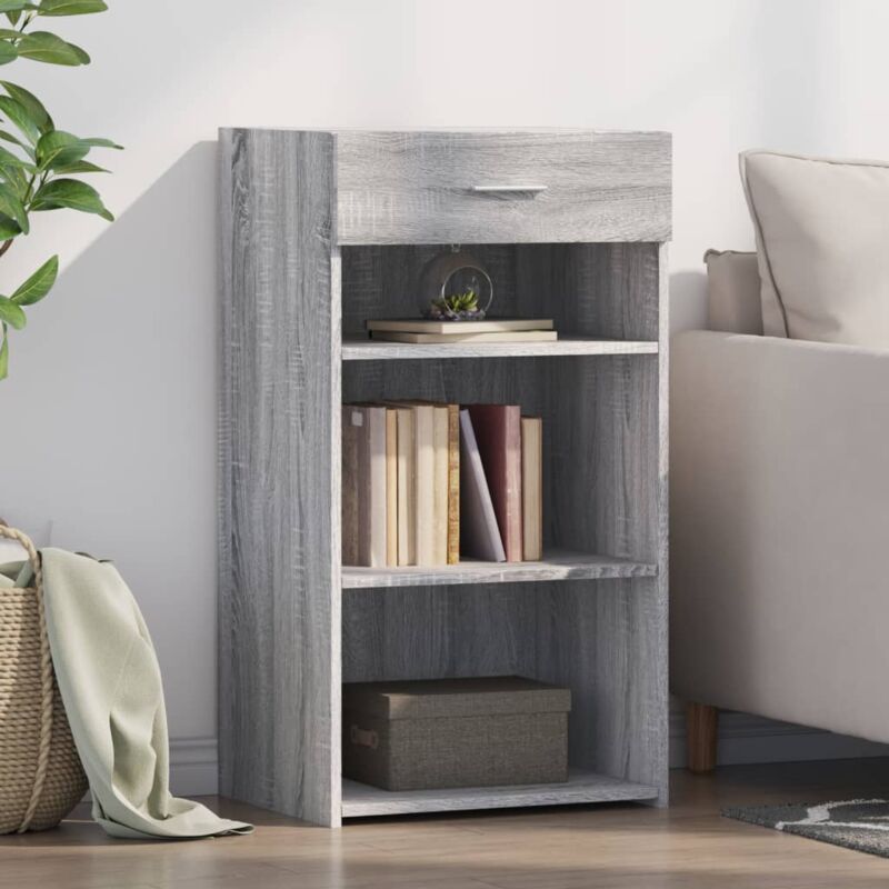 foto del prodotto credenza grigio sonoma 50x42,5x93 cm in legno multistrato vidaxl