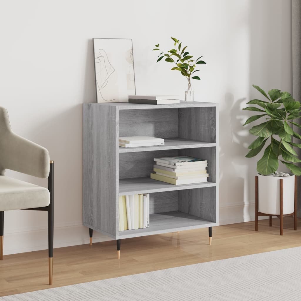 foto del prodotto credenza grigio sonoma 57x35x70 cm in legno multistratocod mxl 104750