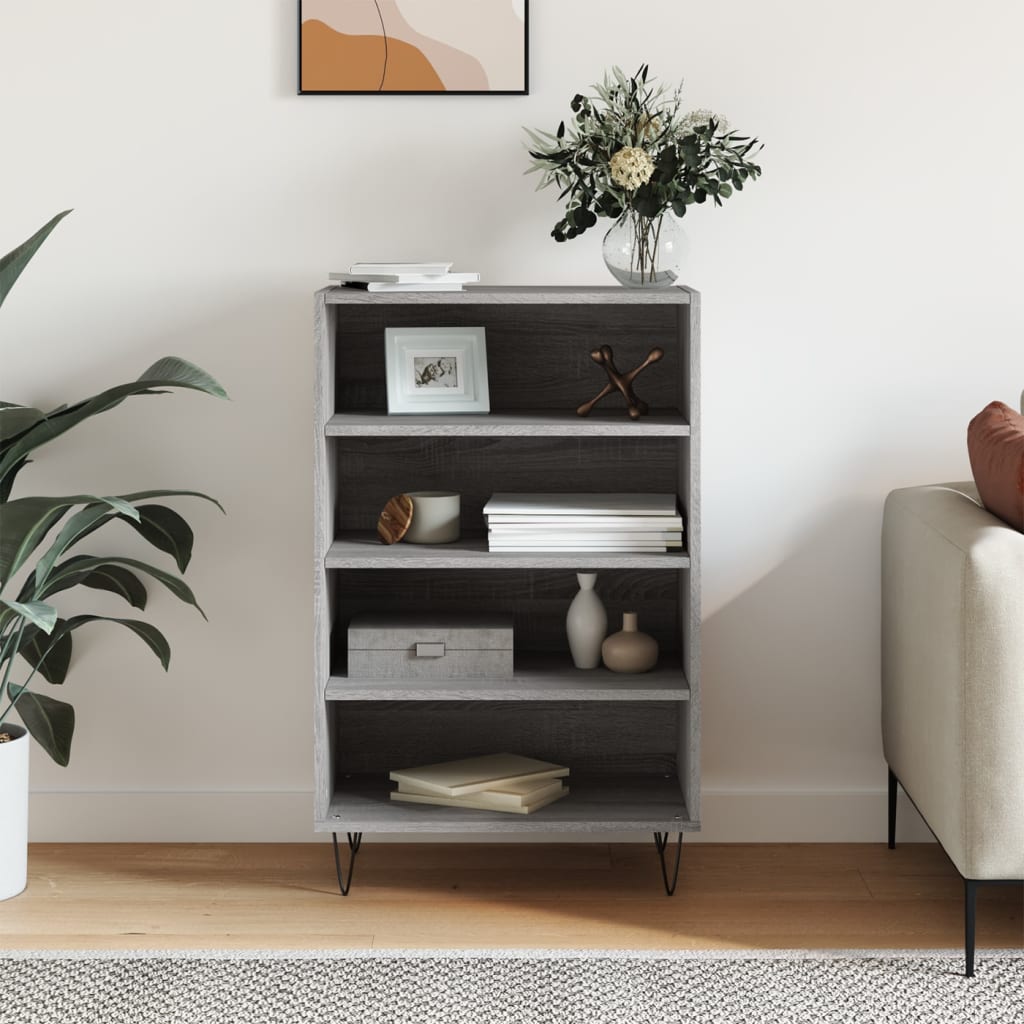 foto del prodotto credenza grigio sonoma 57x35x90 cm in legno multistratocod mxl 105960