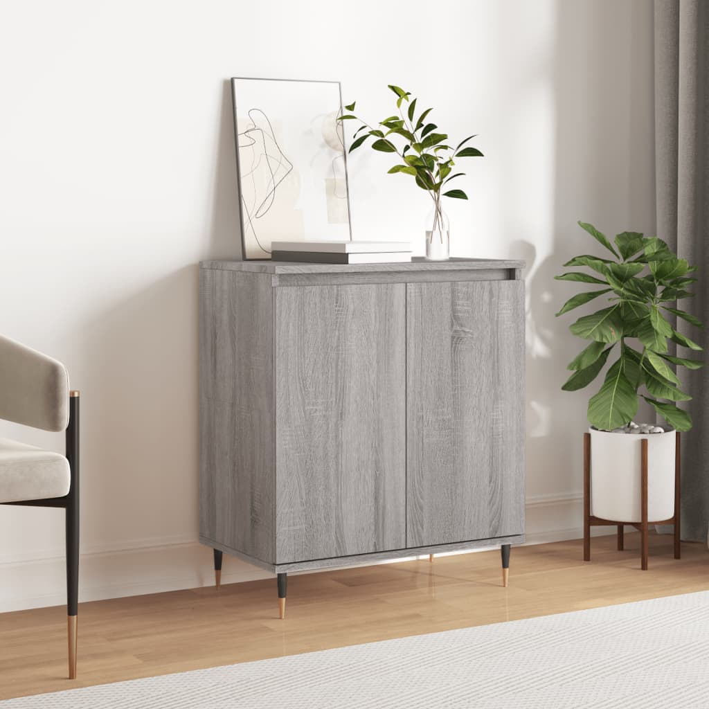 foto del prodotto credenza grigio sonoma 60x35x70 cm in legno multistratocod mxl 128738