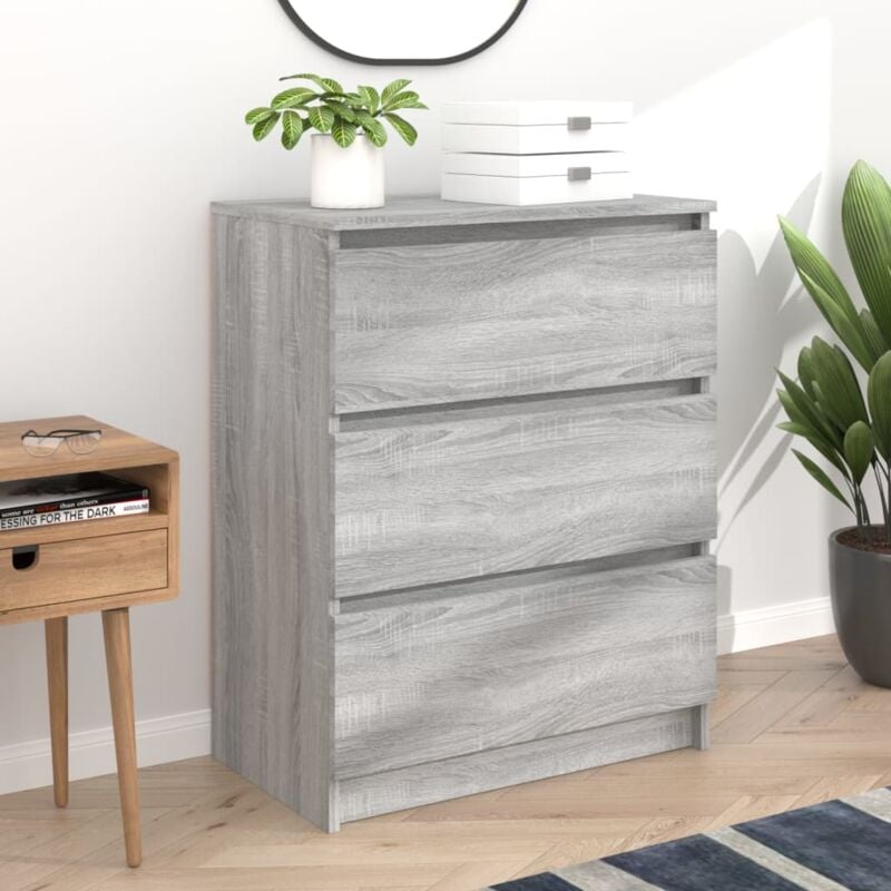 foto del prodotto credenza grigio sonoma 60x35x76 cm in legno multistrato vidaxl