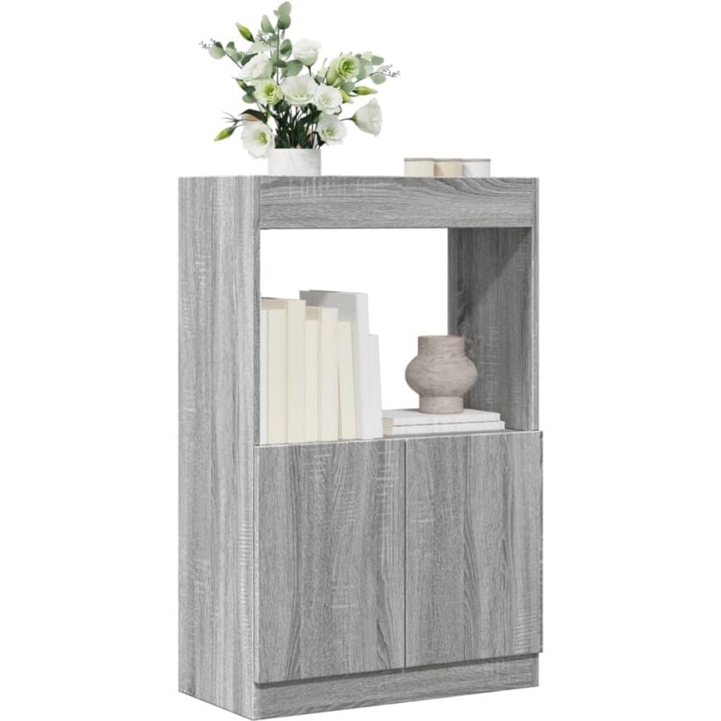 foto del prodotto credenza grigio sonoma 63x33x100 cm in truciolato vidaxl