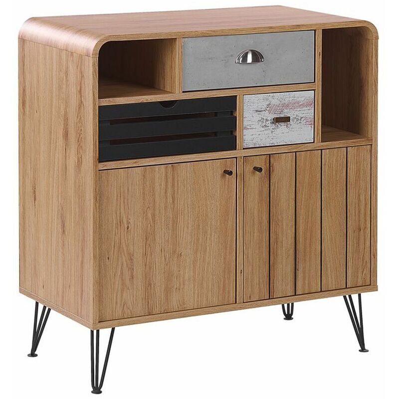 foto del prodotto credenza in colore legno chiaro kyle