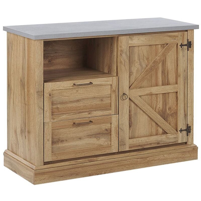 foto del prodotto credenza in colore legno chiaro toronto