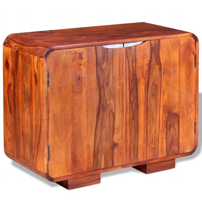 foto del prodotto credenza in legno massello di acacia 75x35x60 cm vidaxl