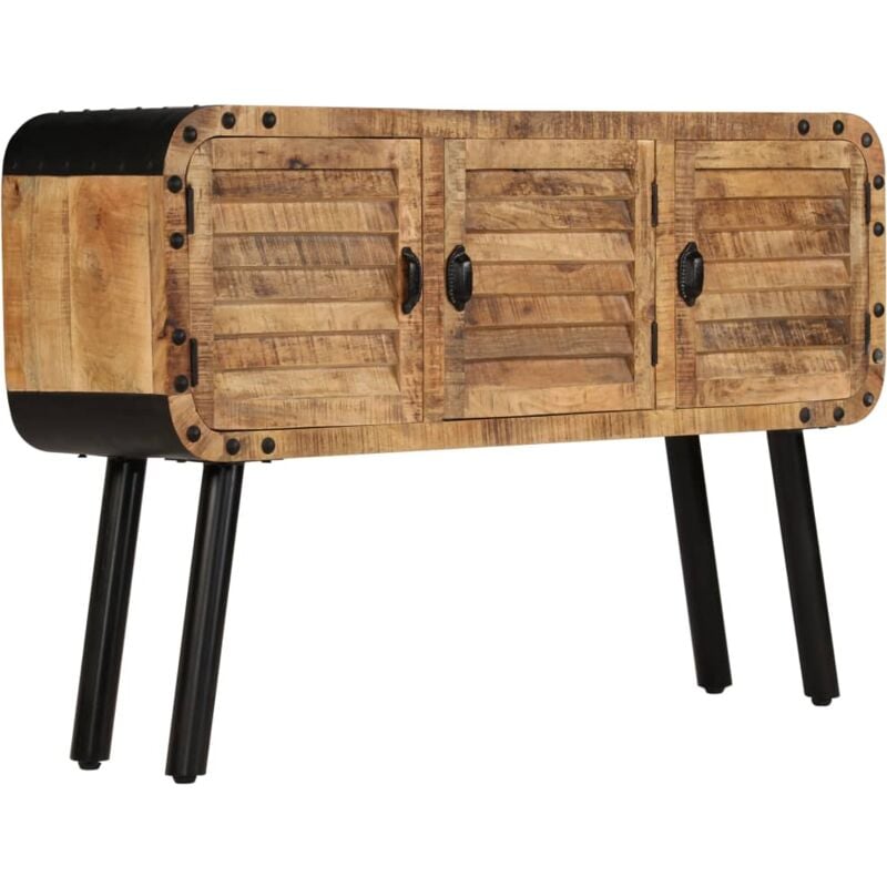 foto del prodotto credenza in legno massello di mango 120x30x76 cm vidaxl