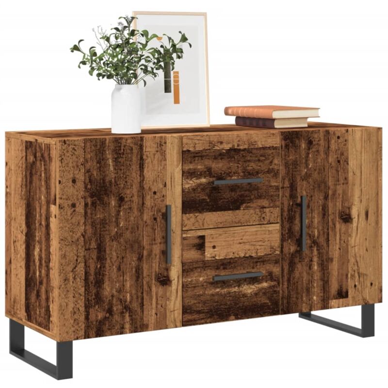 foto del prodotto credenza legno antico 100x36x60 cm in legno multistrato - vidaxl