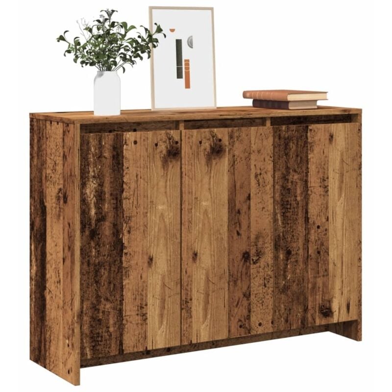 foto del prodotto credenza legno antico 102x35x55 cm in truciolato vidaxl