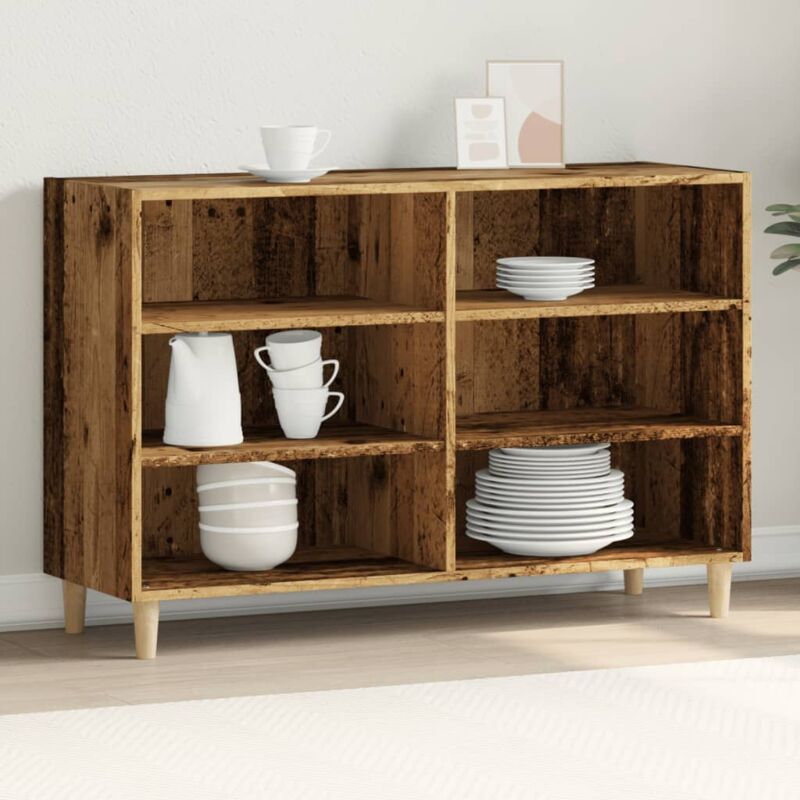 foto del prodotto credenza legno antico 103,5x35x70 cm in truciolato vidaxl