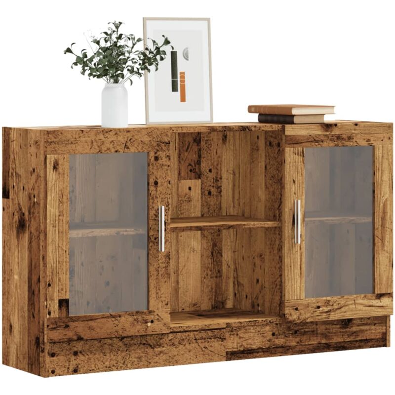 foto del prodotto credenza legno antico 120x30,5x70 cm in truciolato vidaxl