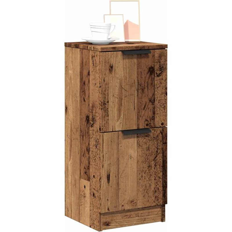 foto del prodotto credenza legno antico 30x30x70 cm in legno multistrato vidaxl