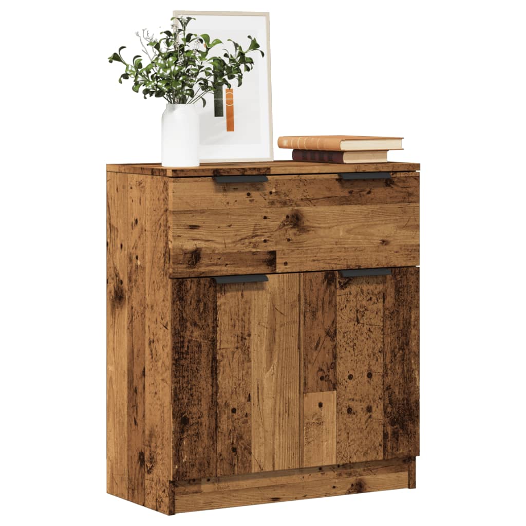 foto del prodotto credenza legno antico 60x30x70 cm in truciolato