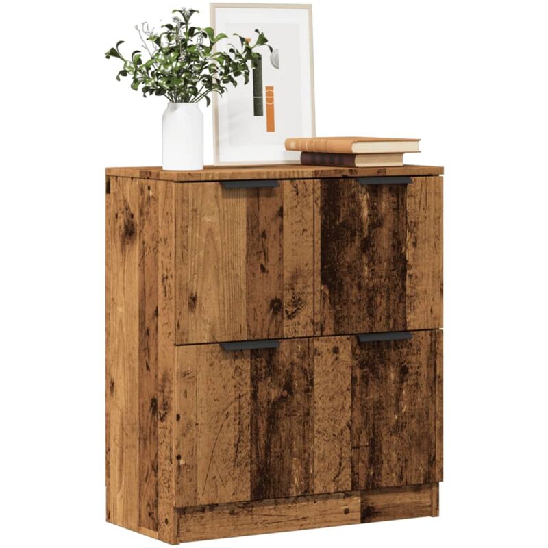 foto del prodotto credenza legno antico 60x30x70 cm in truciolato vidaxl