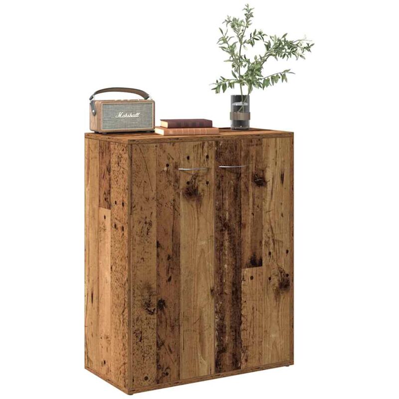 foto del prodotto credenza legno antico 60x30x75 cm in legno multistrato vidaxl