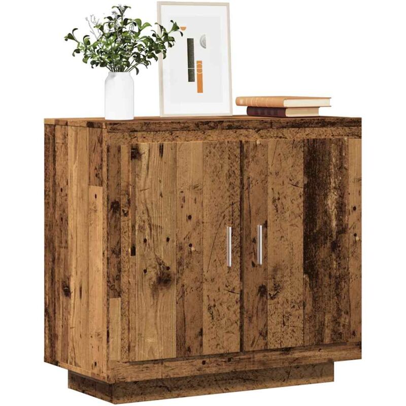 foto del prodotto credenza legno antico 80x40x75 cm in legno multistrato vidaxl