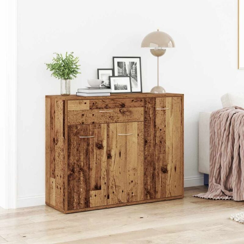 foto del prodotto credenza legno antico 88x30x70 cm in legno multistrato vidaxl