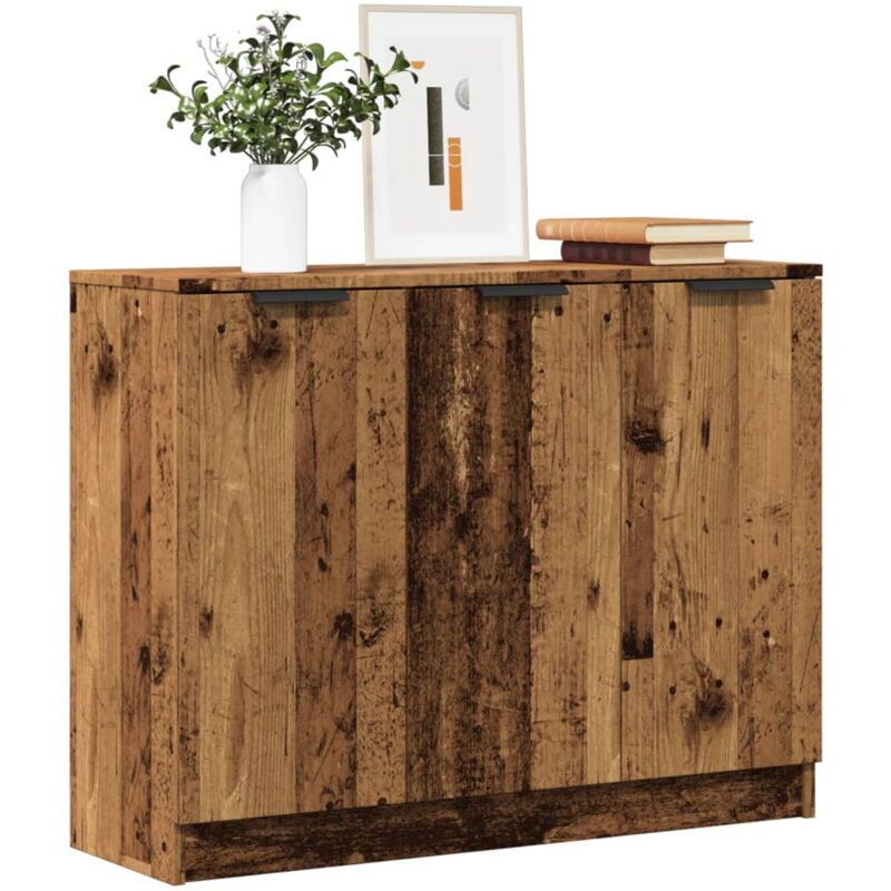 foto del prodotto credenza legno antico 90,5x30x70 cm in truciolato vidaxl