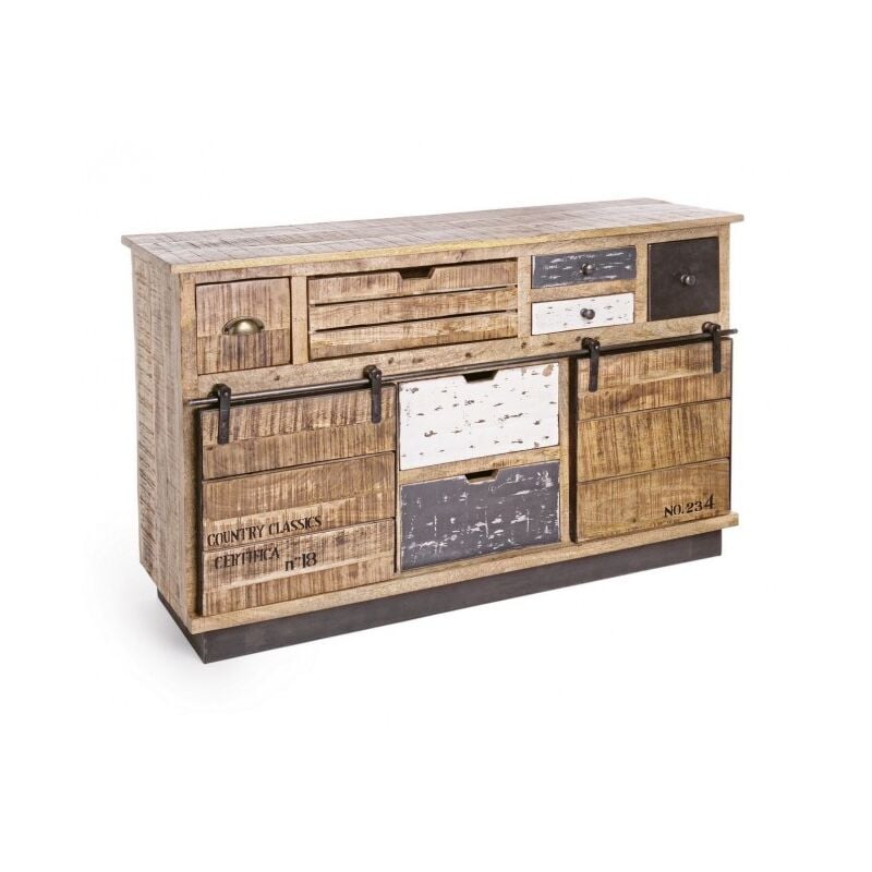 foto del prodotto credenza legno marrone rustica da interno theodore