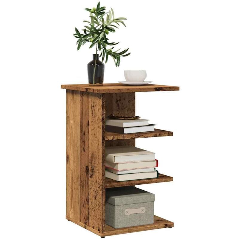 foto del prodotto credenza legno vecchio 35x35x55 cm in legno multistrato vidaxl