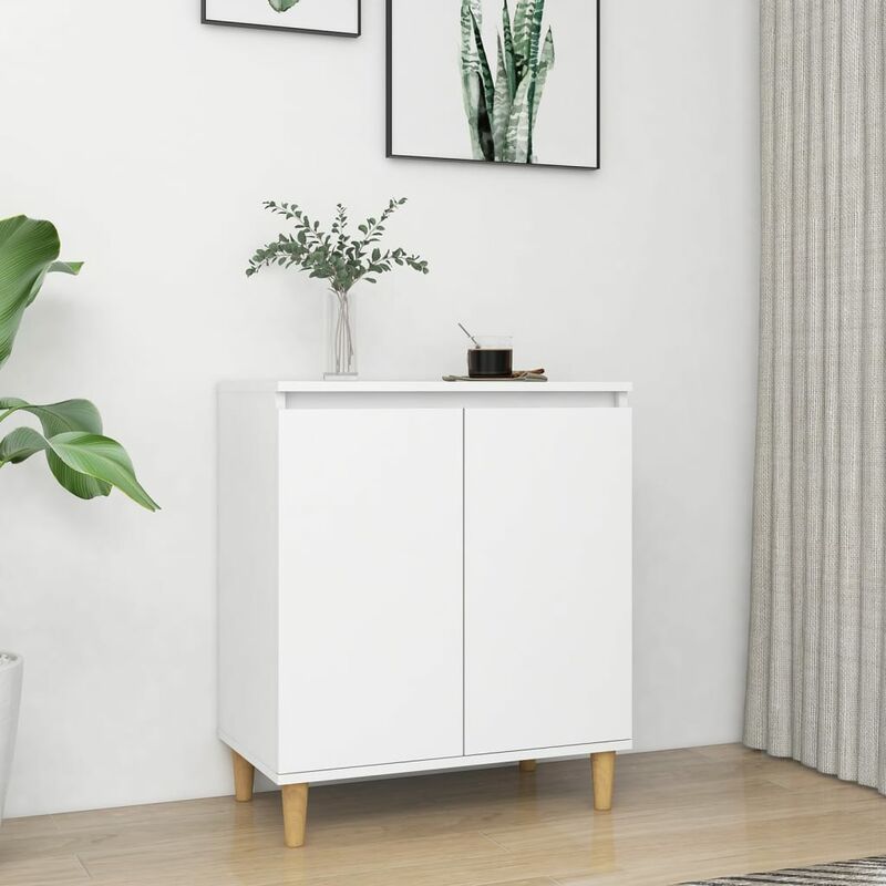 foto del prodotto credenza,madia per salotto,buffet da cucina moderna bianca 103,5x35x70 cm in legno multistrato mci960119 bonnevie