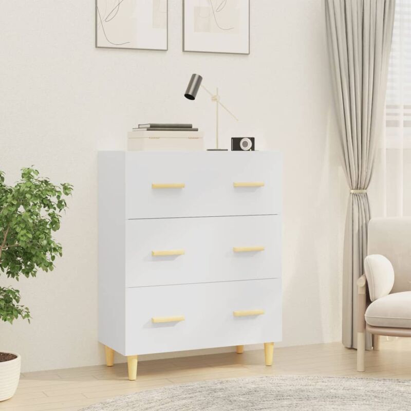 foto del prodotto credenza,madia per salotto,buffet da cucina moderna bianca 70x34x90 cm in legno multistrato mci916143 bonnevie