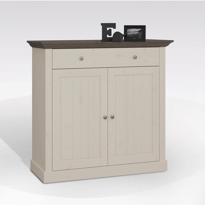foto del prodotto credenza mod. monaco white washed e grey