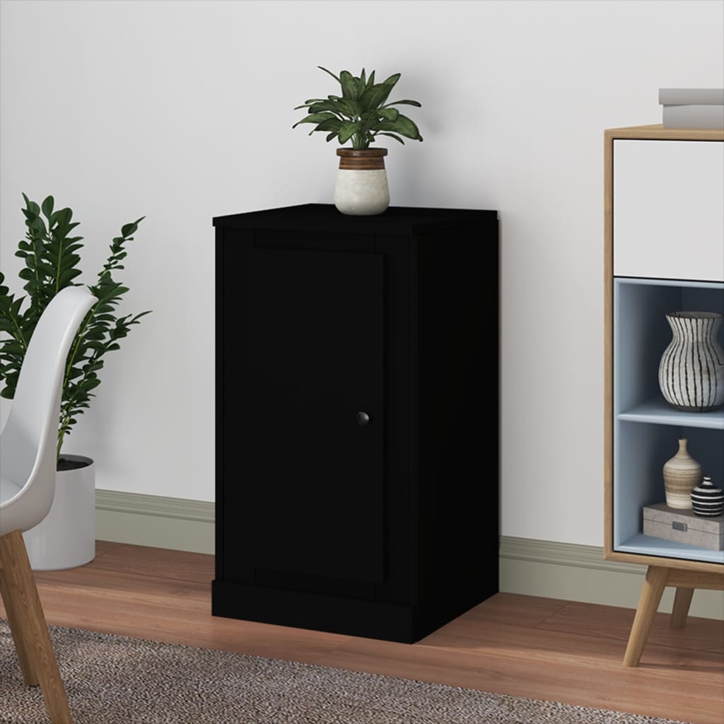 foto del prodotto credenza nera 37,5x35,5x67,5 cm in legno multistratocod mxl 126229