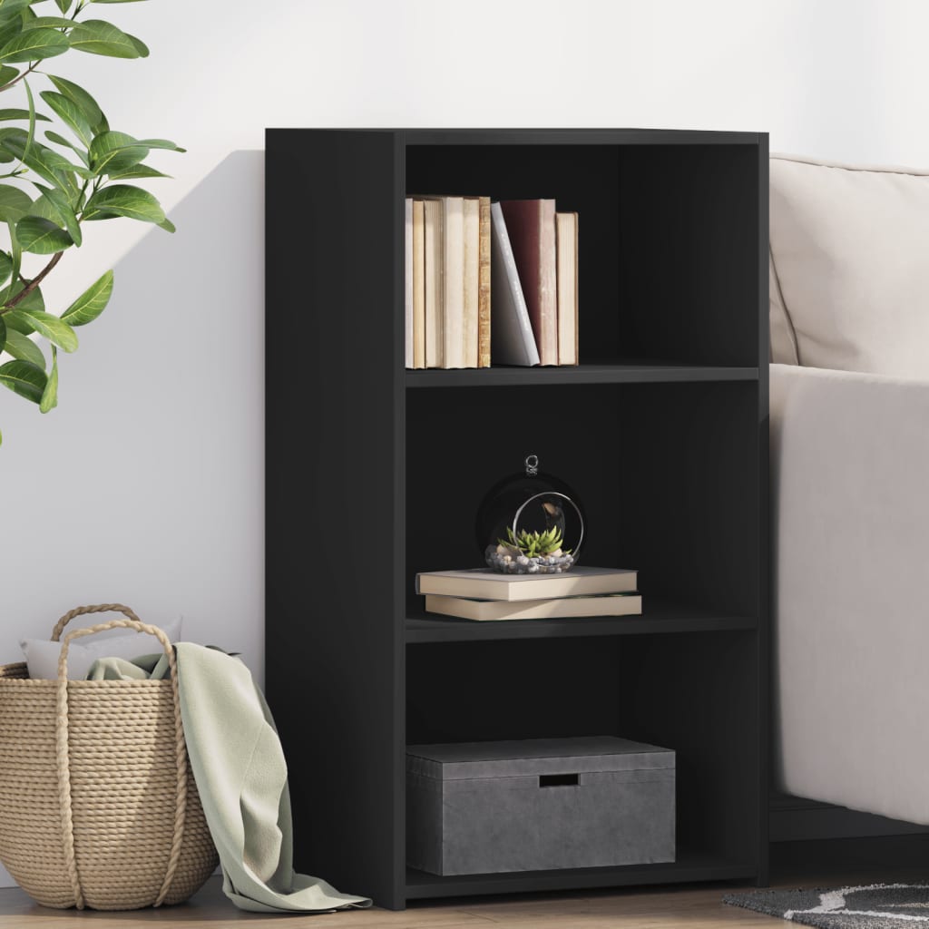 foto del prodotto credenza nera 50x41x93 cm in legno multistrato