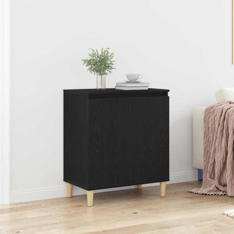 foto del prodotto credenza nero 60 x 35 x 70 cm legno multistrato vidaxl