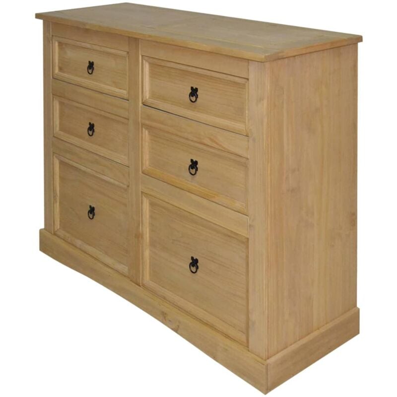 foto del prodotto credenza pino messicano gamma corona 110x43x81 cm vidaxl