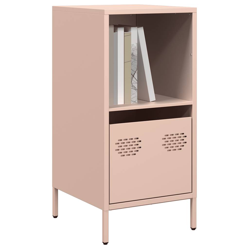 foto del prodotto credenza rosa 35x39x73,5 cm in acciaio laminato a freddo
