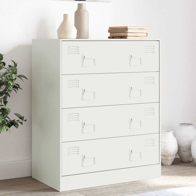 foto del prodotto credenza rosa 67x39x83 cm in acciaio vidaxl