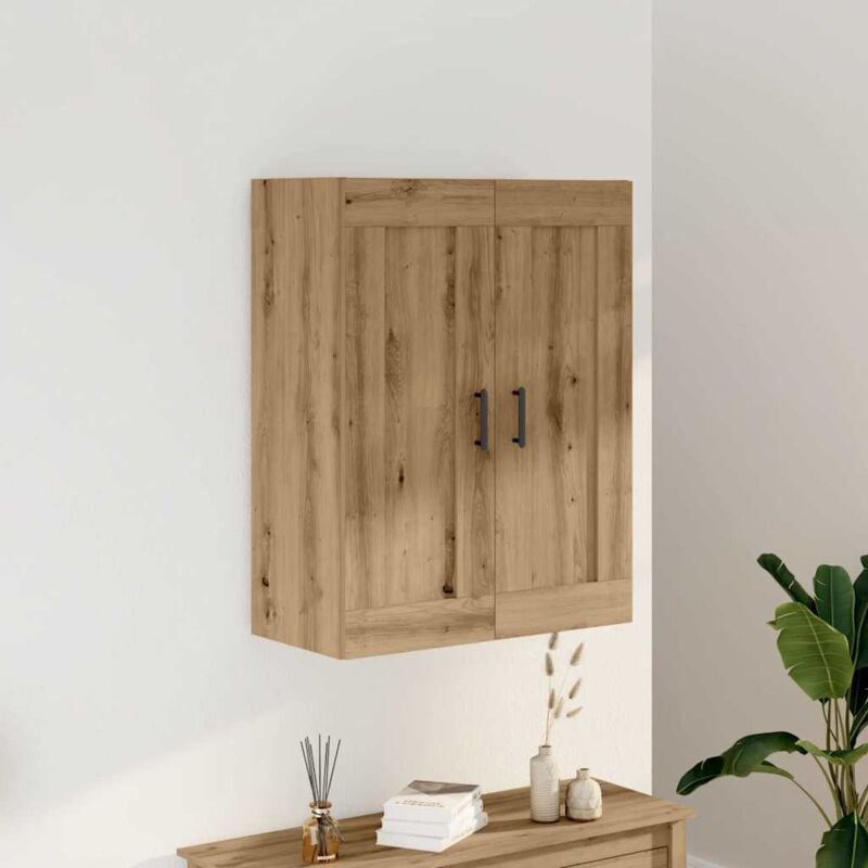 foto del prodotto credenza rovere artigianale 69,5x34x90 cm in legno multistrato vidaxl
