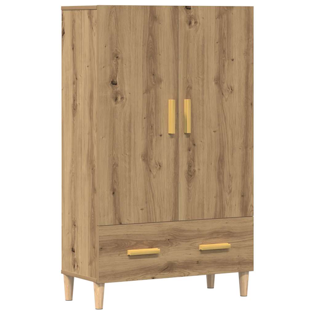 foto del prodotto credenza rovere artigianale 70x31x115 cm in legno multistrato""""