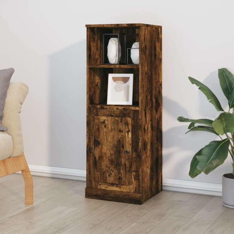 foto del prodotto credenza rovere fumo 36x35,5x103,5 cm in legno multistrato