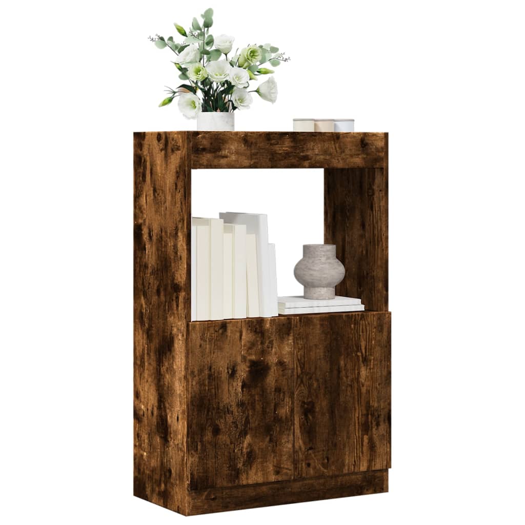 foto del prodotto credenza rovere fumo 63x33x100 cm in truciolato