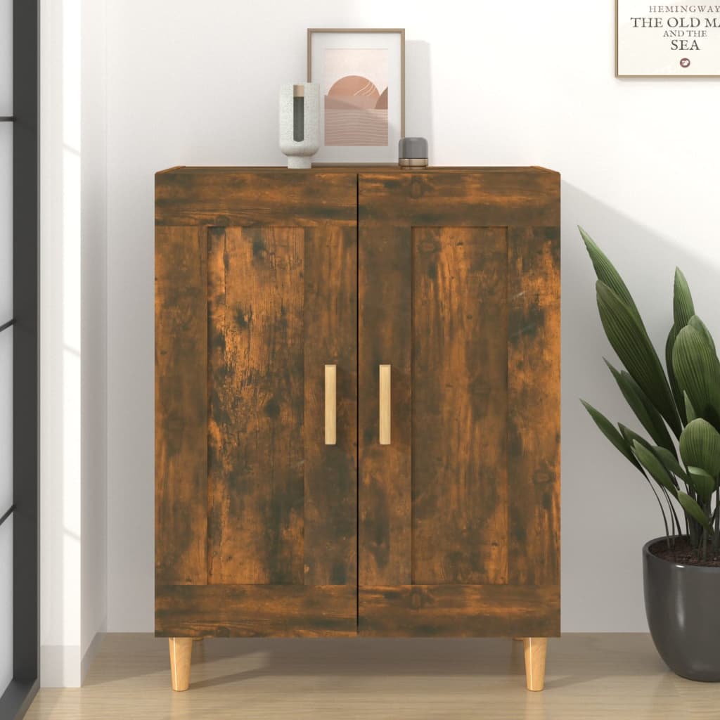 foto del prodotto credenza rovere fumo 69,5x34x90 cm in legno multistrato cod mxl 26632