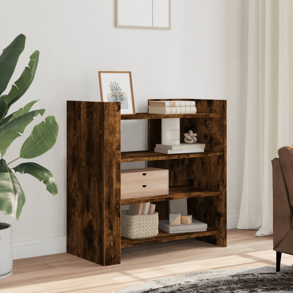 foto del prodotto credenza rovere fumo 73,5x35x75 cm in legno multistrato